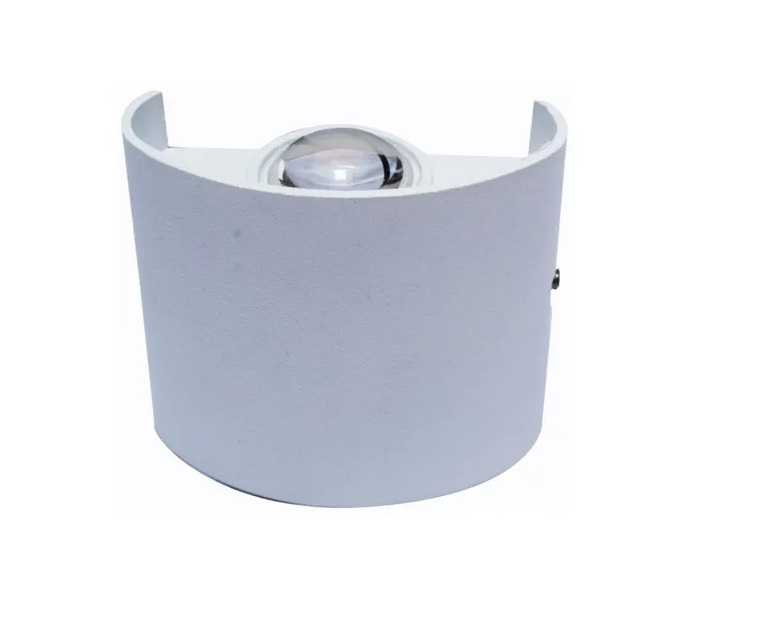 Arbotante Muro Led 6w Blanco Luz Calida Exterior Arcob2 