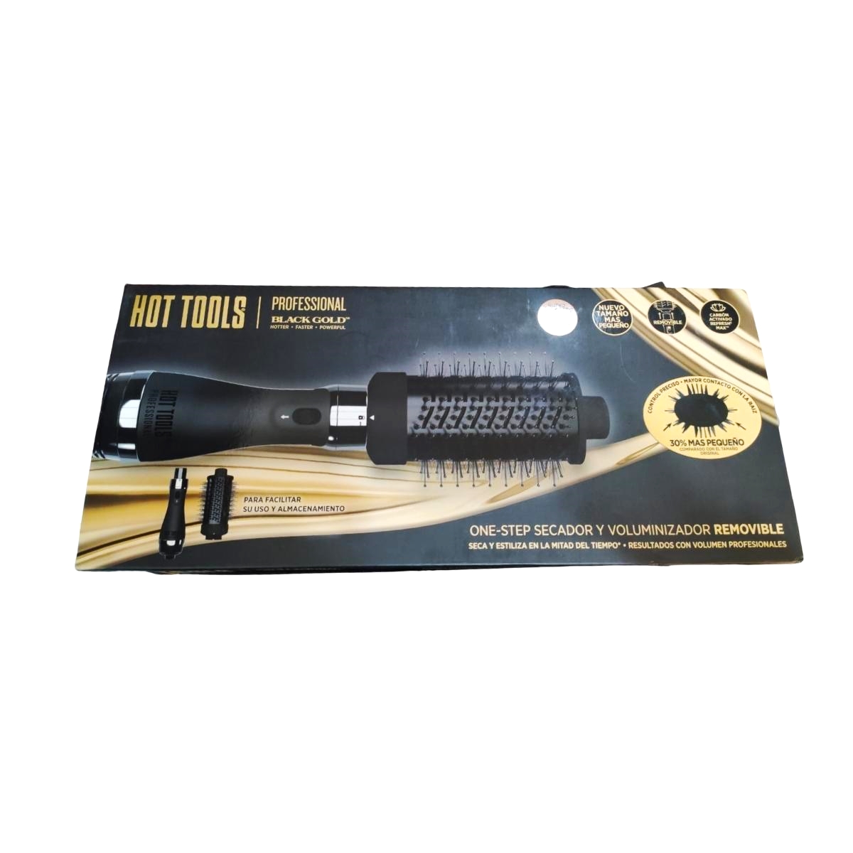 Cepillo Secador Y Voluminizador Hot Tools Black Gold HT1097BGLA1