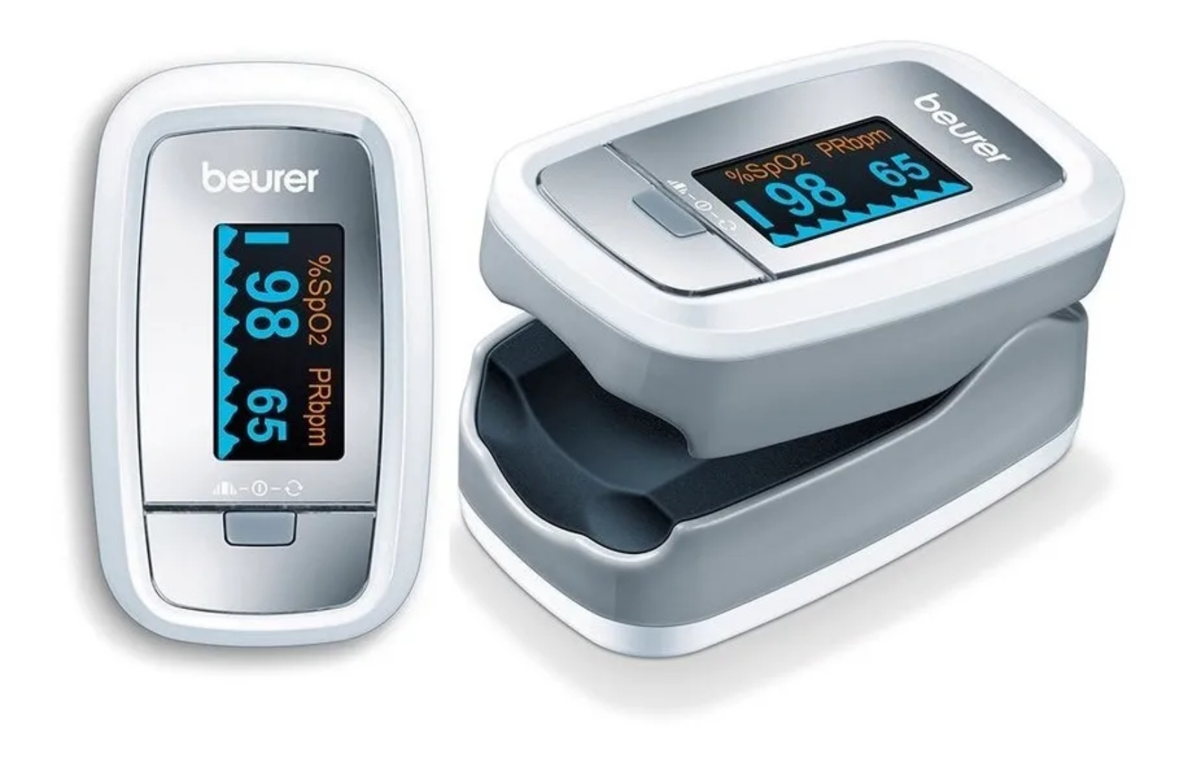 Oxímetro Monitor De Pulso Cardiaco Para Dedo Beurer Po 30