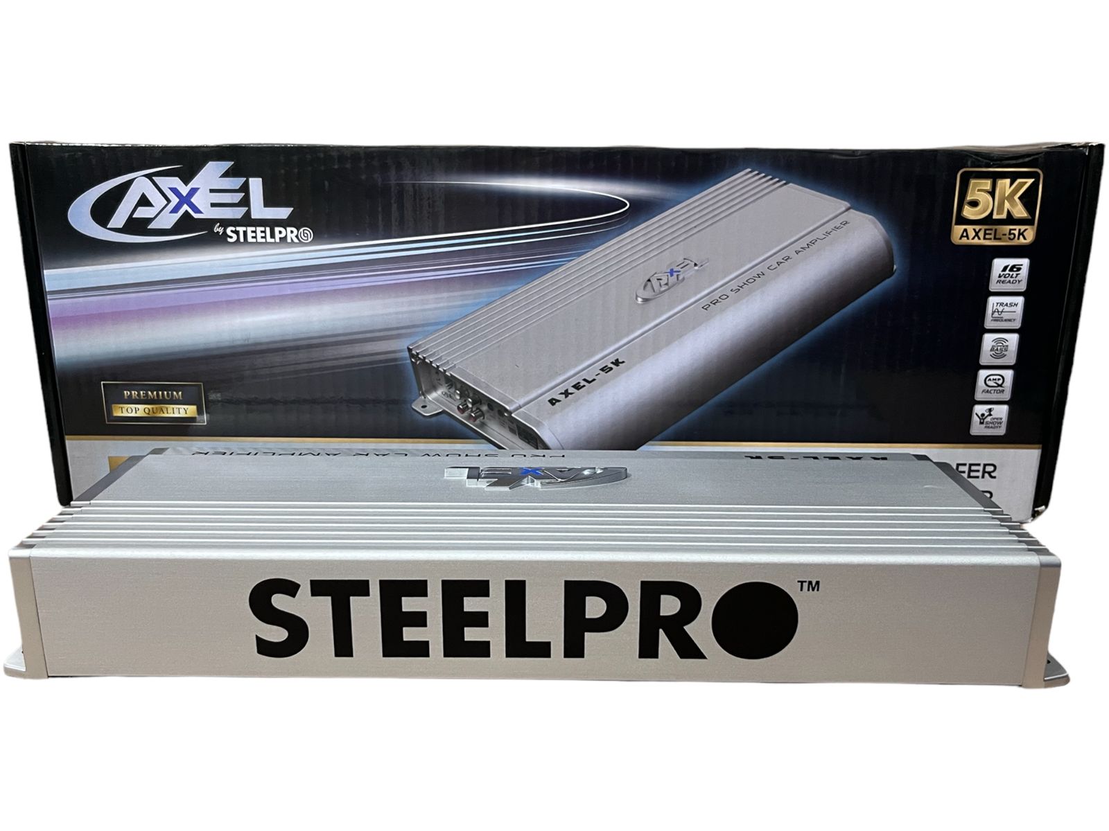 Amplificador clase D steelpro axel-5k 5,000w 