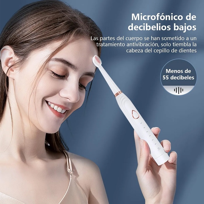 Cepillo De Dientes Eléctrico Y Cepillo De Limpieza 3 En 1