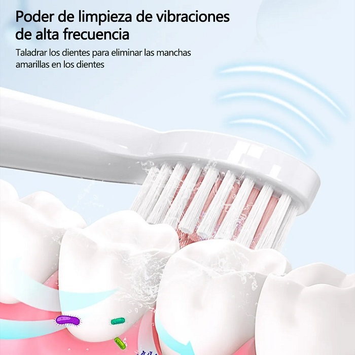 Cepillo De Dientes Eléctrico Y Cepillo De Limpieza 3 En 1