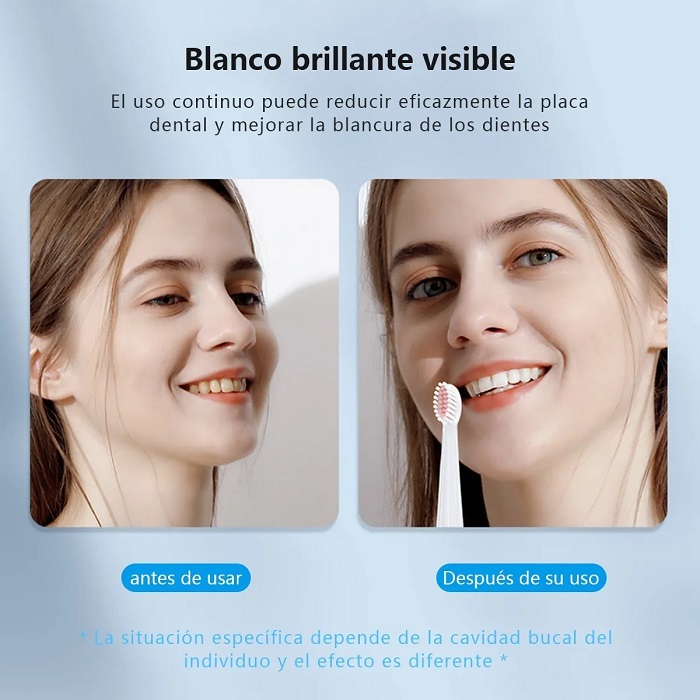 Cepillo De Dientes Eléctrico Y Cepillo De Limpieza 3 En 1