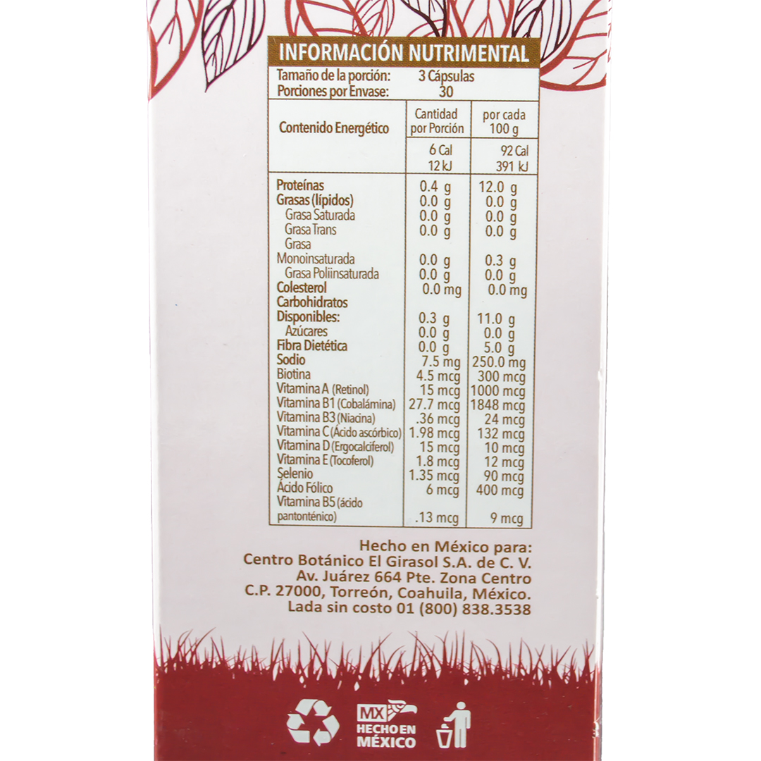 EVEAUX 90 CAPSULAS ZEN NATURA BIOTINA, VITAMINA A Y SELENIO