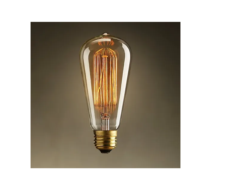 Foco Edison Vintage Bulbo Entrada Estandar St64 5 Focos