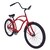 Bicicleta Urbana Rodada 26 1 Velocidad Crusier Monk Roja