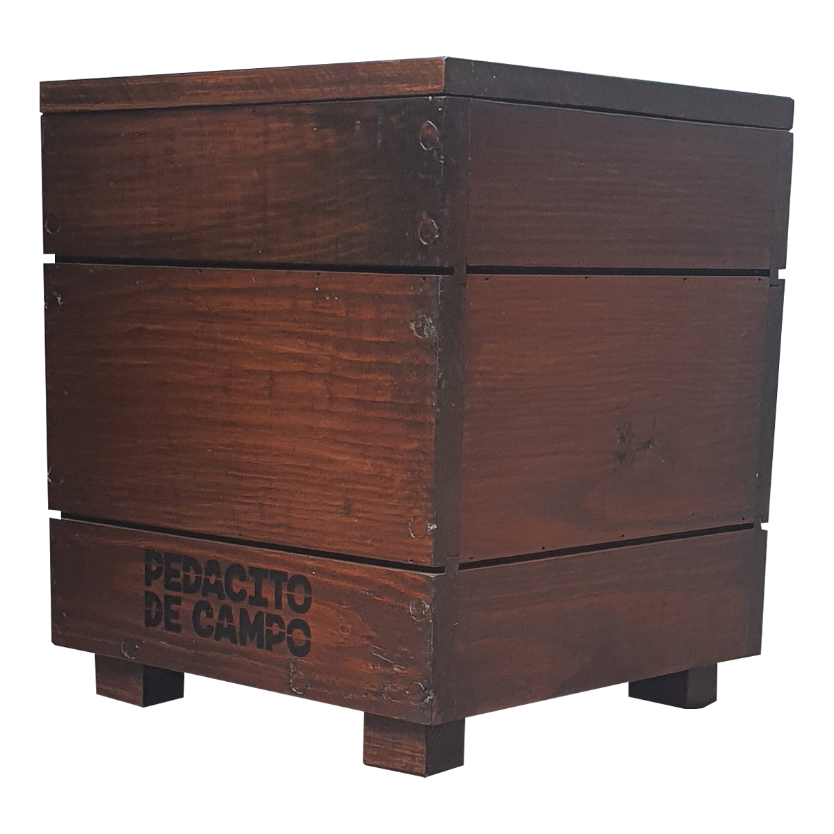 Huerto Bajo Madera 30x30 Pedacito De Campo + Semillas Cafe