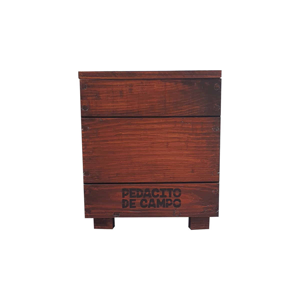 Huerto Bajo Madera 30x30 Pedacito De Campo + Semillas Cafe