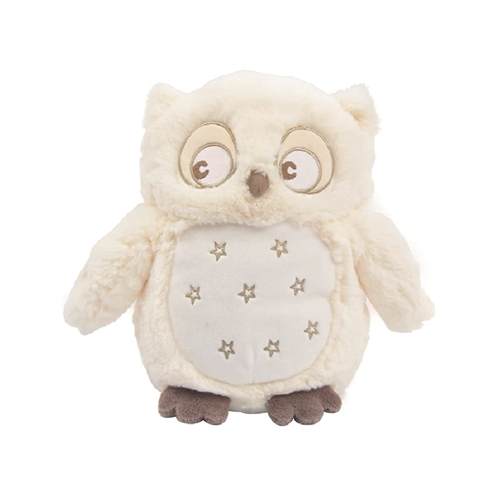 Búho De Peluche Con Iluminación Muñeco Canción Cuna Musical Ultra Suave 25 cm Alto 