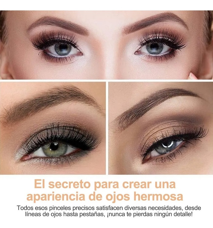 Juego De Brochas De Maquillaje Profesional De 20 Piezas