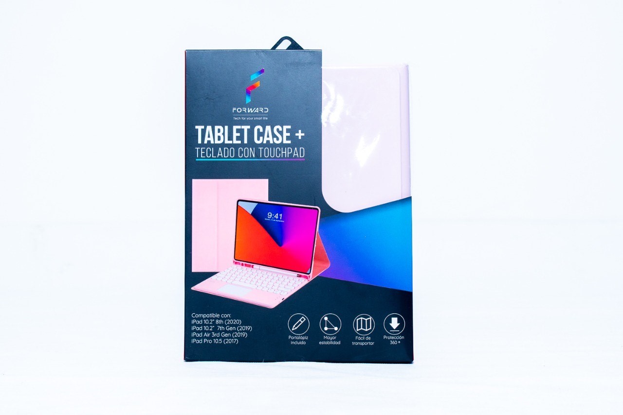 Funda FORWARD con teclado para IPAD 10.2 / 10.5 Rosa