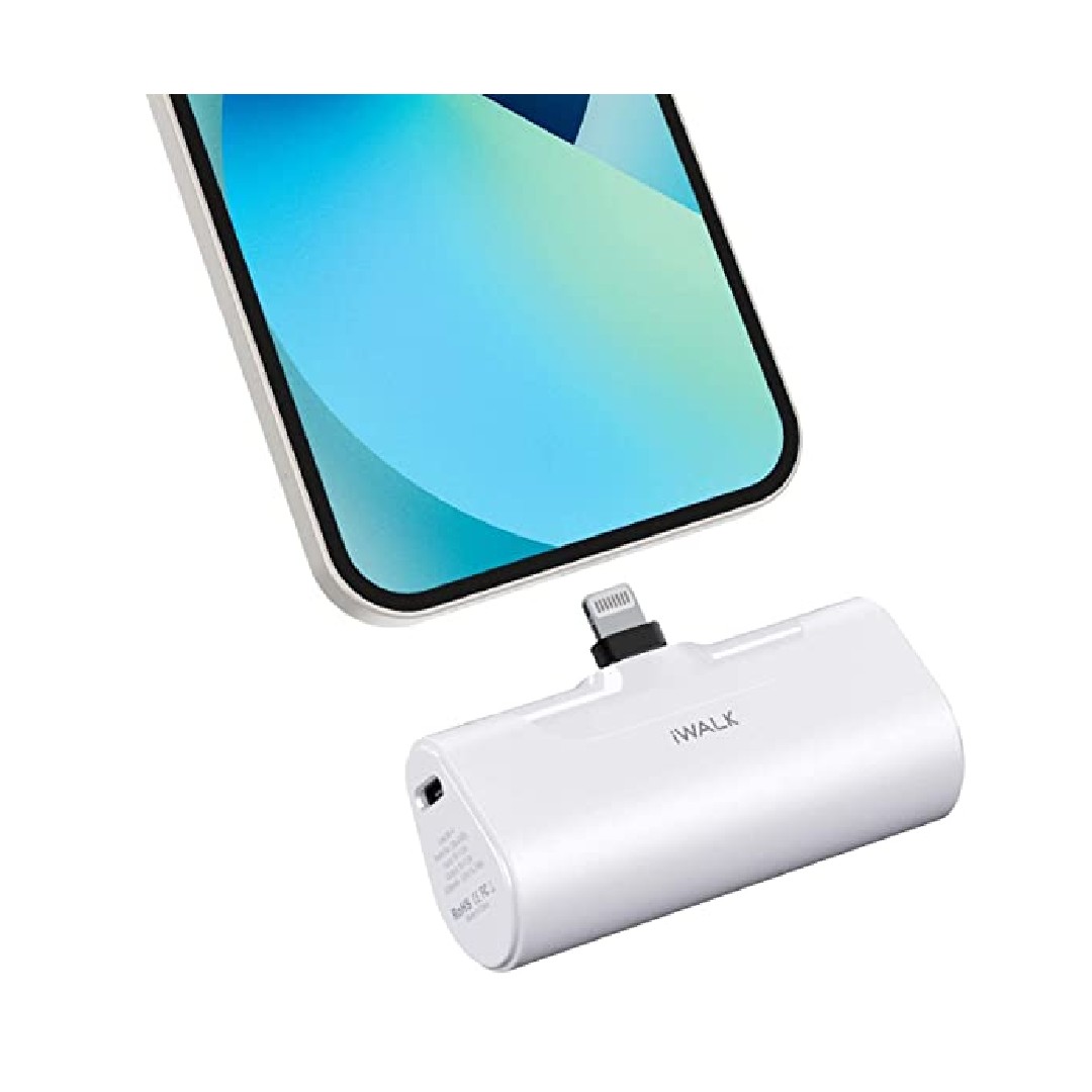 Celular Reacondicionado Apple 12 64gb Azul Grado A + Cargador Portatil Blanco