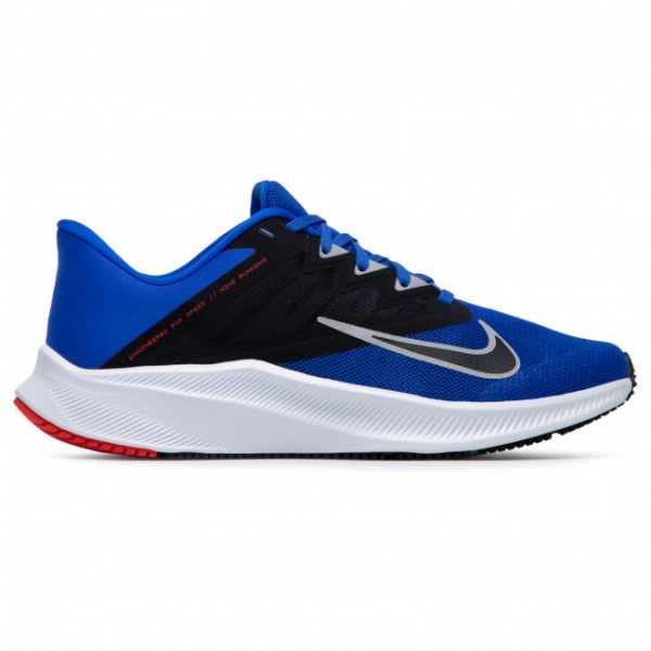 Tenis Nike Quest 3 Azul Deportivo Talla #27.5 Hombre Psd