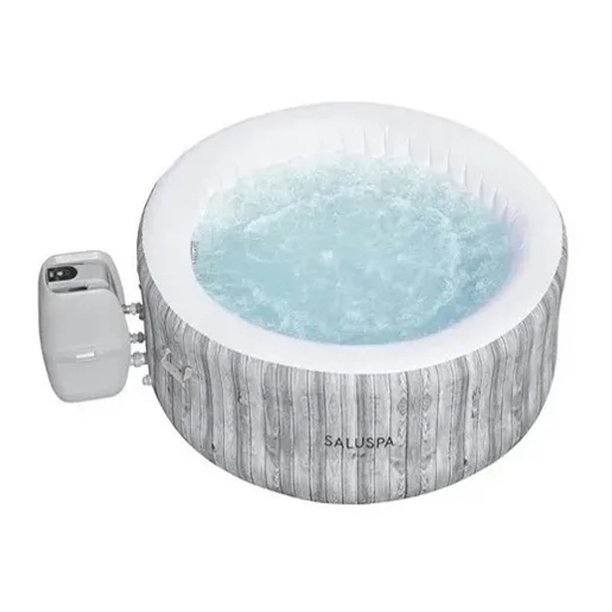 Sauna Spa FIJI AIRJET 1.80X66cm  2-4 PERSONAS Con Bomba Y Cubierta 669lts Gris 60086