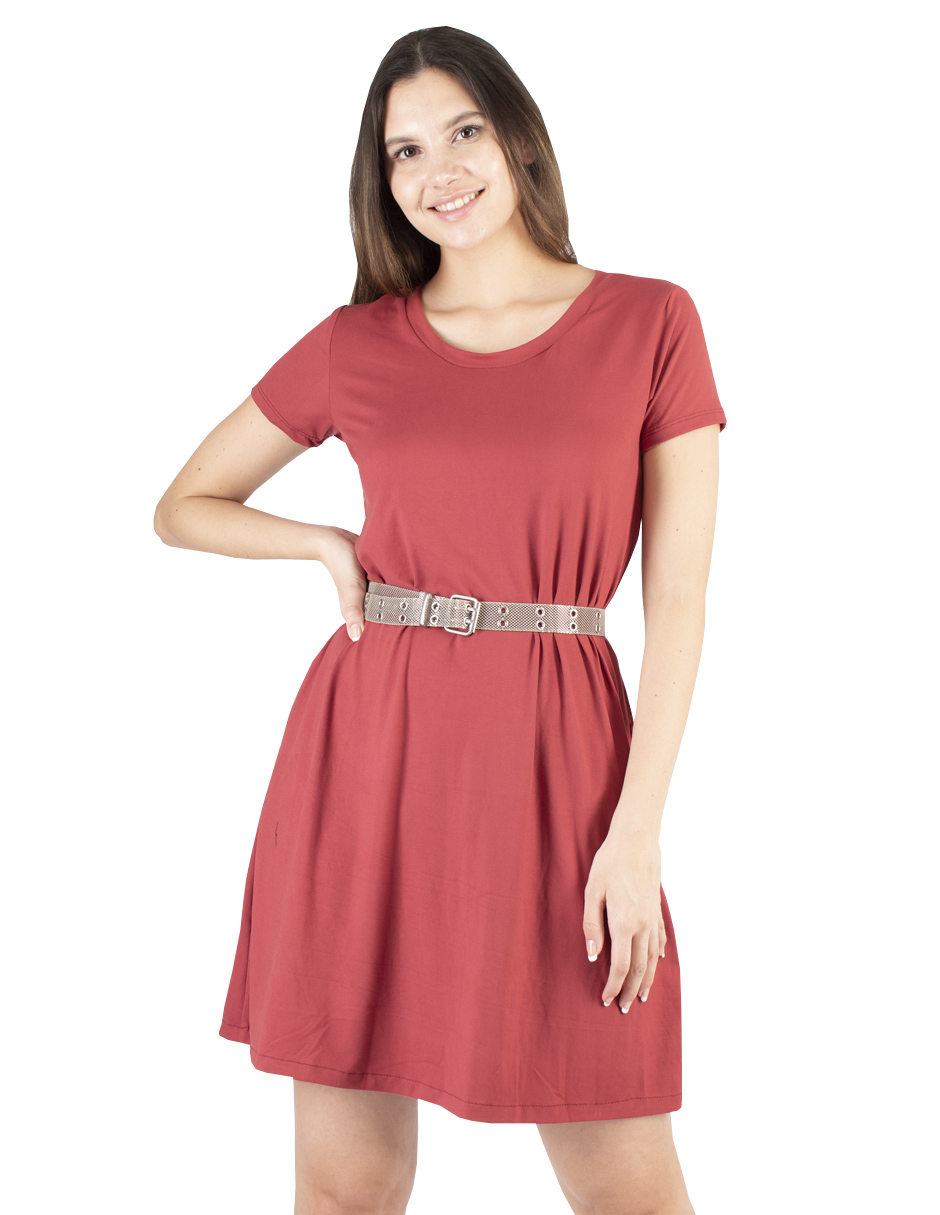 Vestido relajado arriba de la rodilla AMAD para dama 