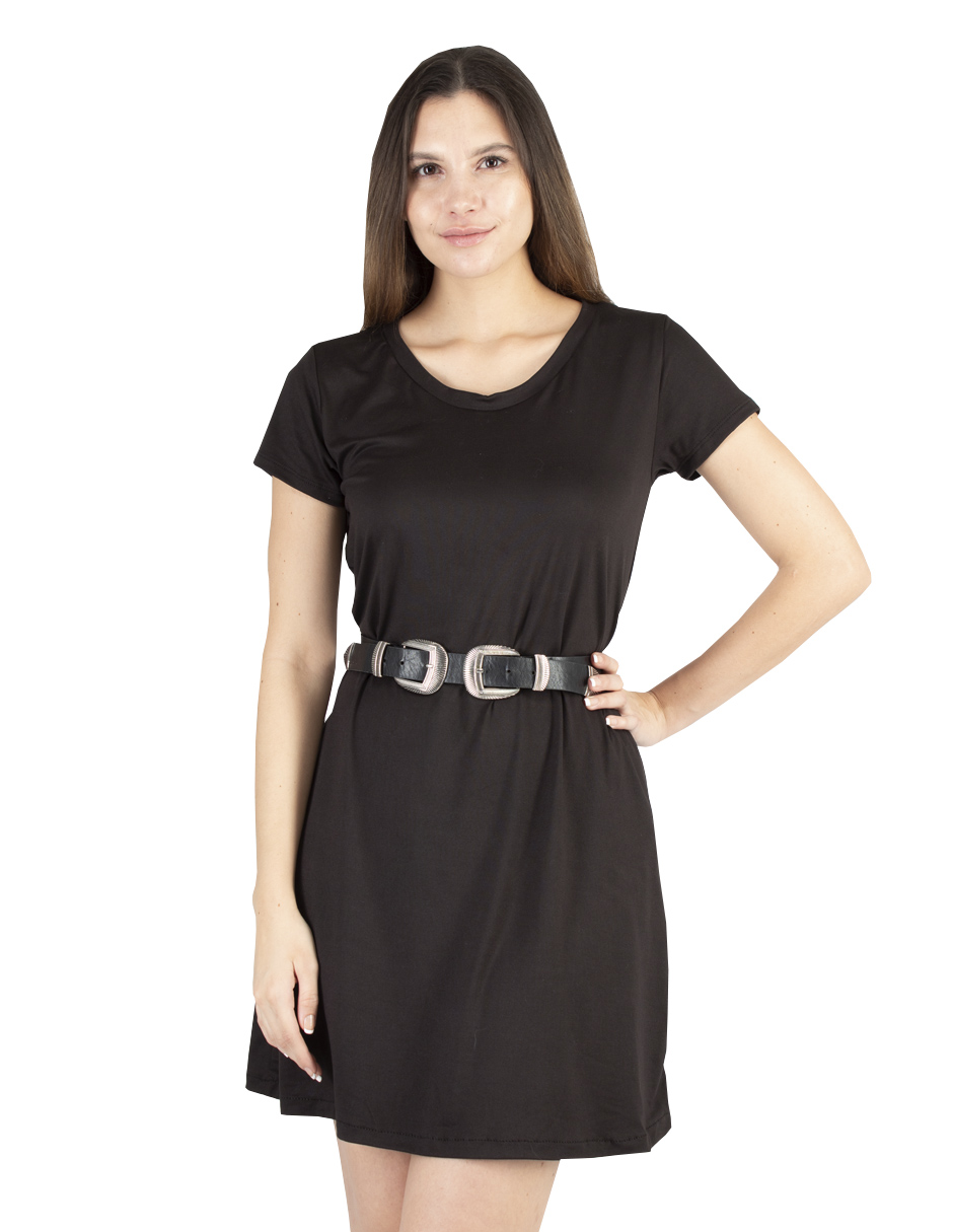 Vestido relajado arriba de la rodilla AMAD para dama 