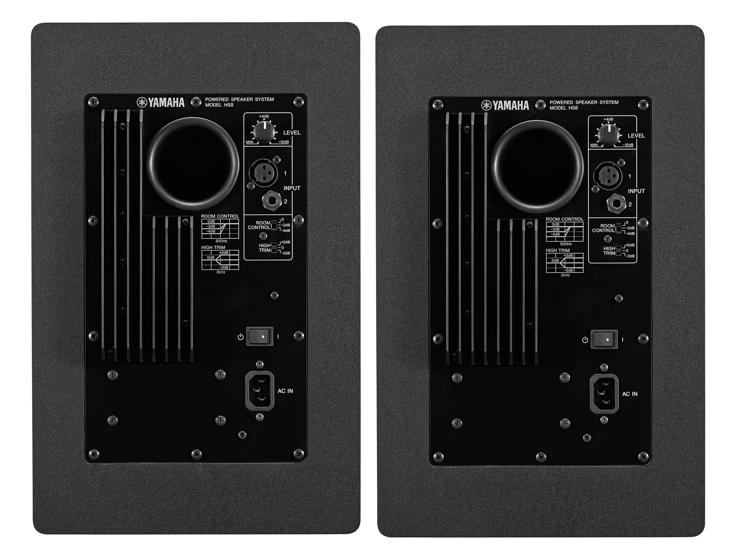 Par de Monitores para Estudio 8" Yamaha HS8MP- Negro