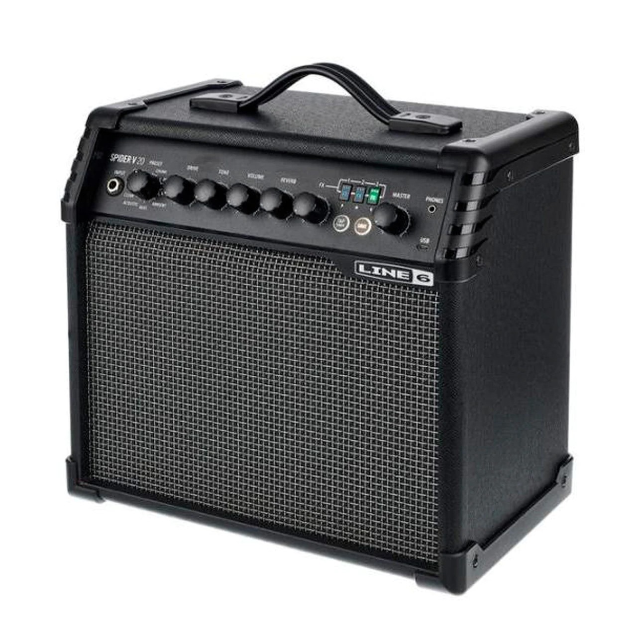 Amplificador Para Guitarra 20W Line 6 Spider V - Negro