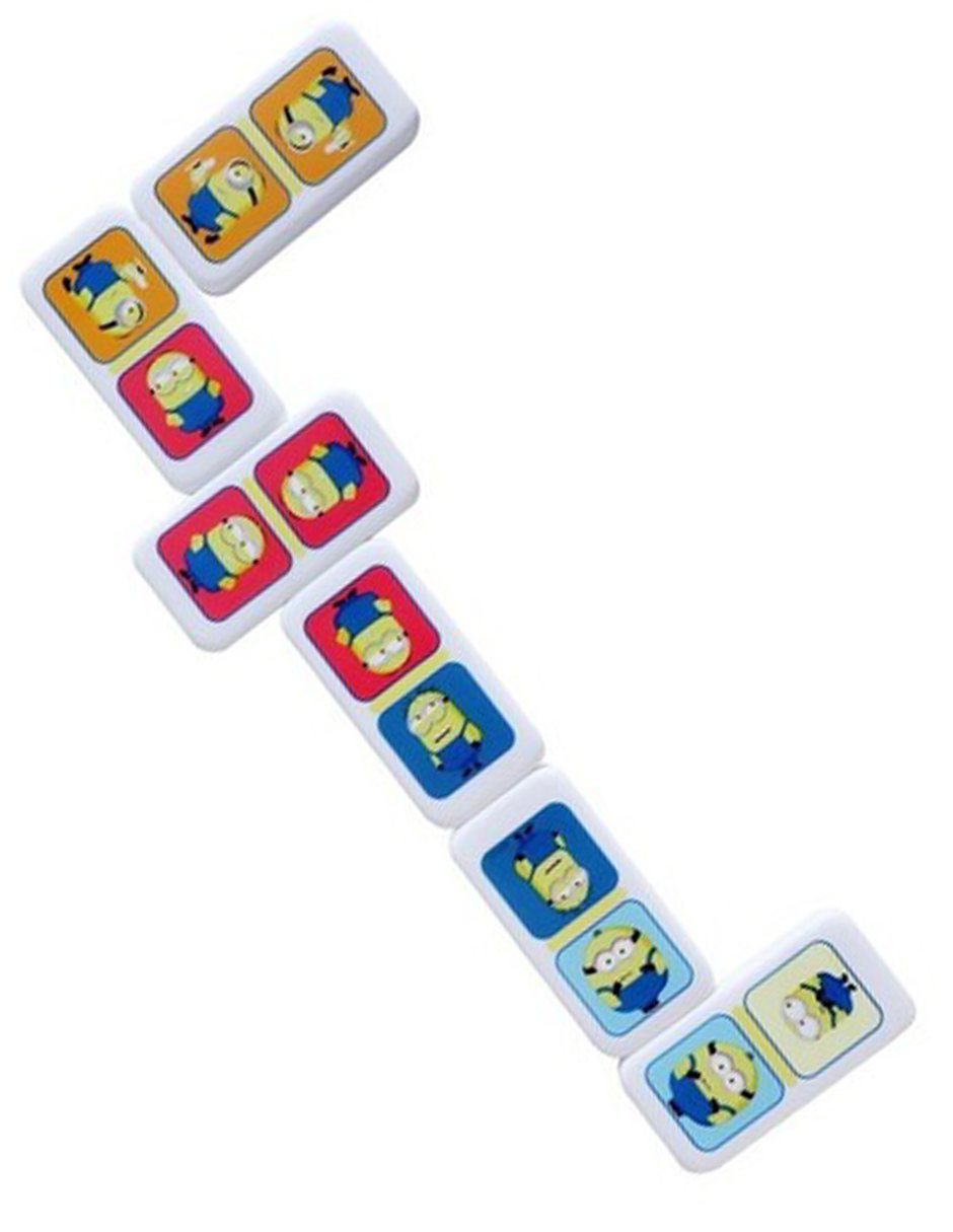 Dominó Minions 2 Nace Un Villano con Caja Metálica Coleccionable con Relieve - 28 piezas- Novelty