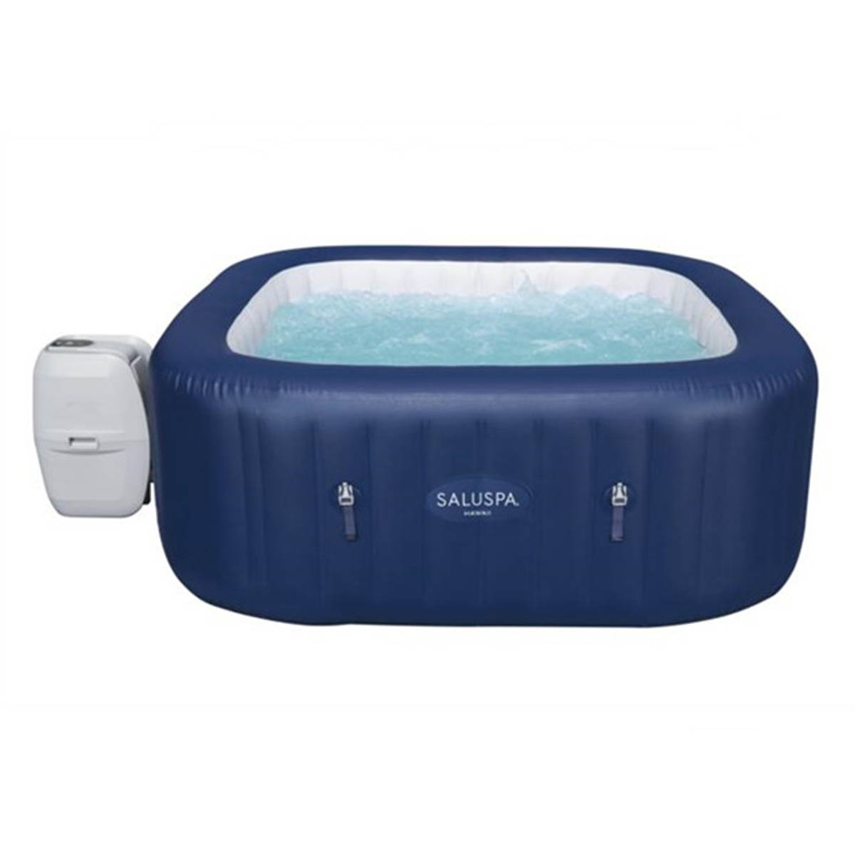Sauna Spa HAWAII AIRJET 1.80X1.80X71cm  4-6Personas C/Bomba Y Cubierta 840lts Azul 60022