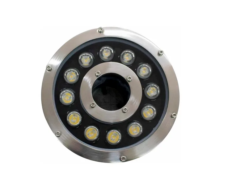 Lampara Led Rgb Sumergible Para Fuente 12w 24v