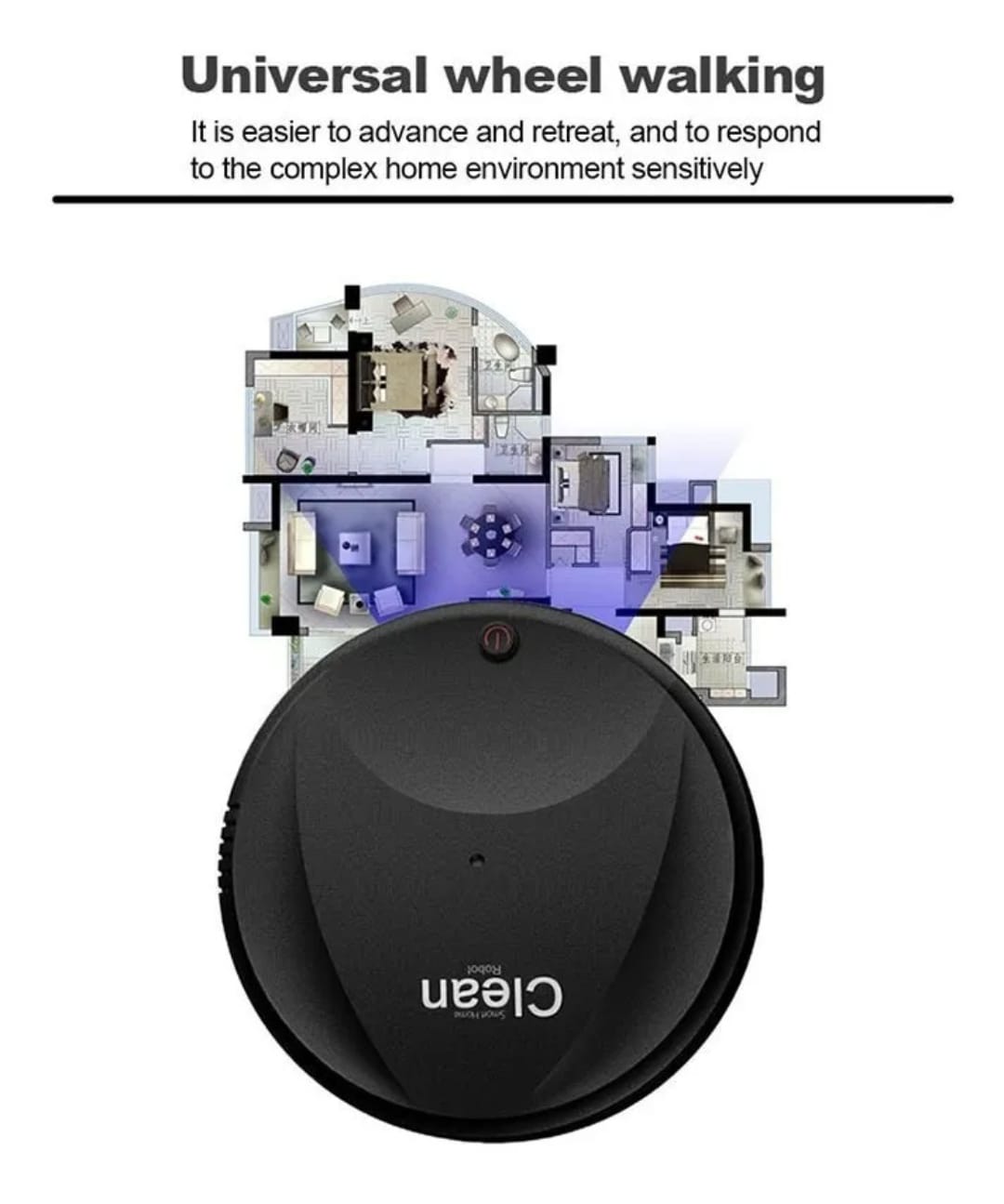 Aspiradora Robot Inteligente Smart Limpieza De Pisos