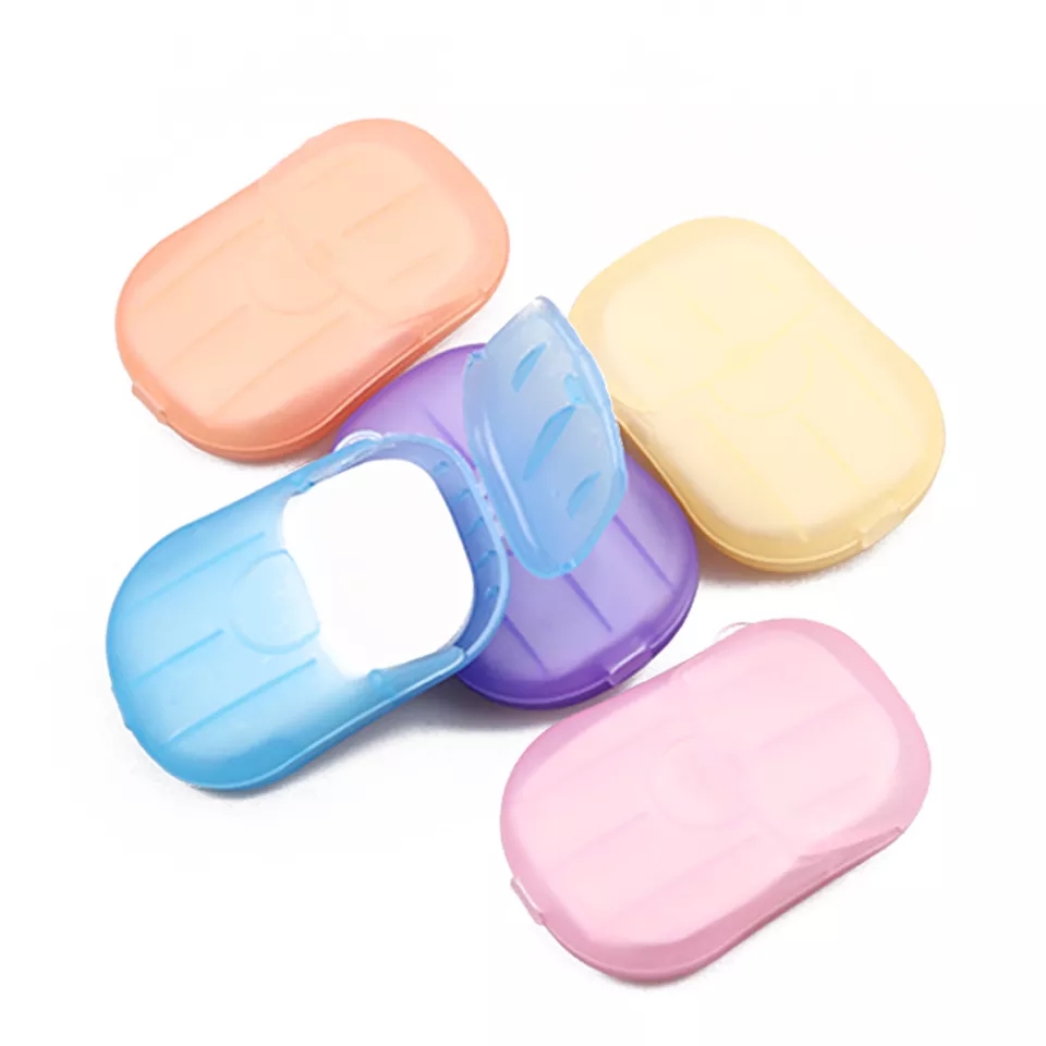 Jabón Para Manos En Láminas Para Viaje Estuche Papel Soluble