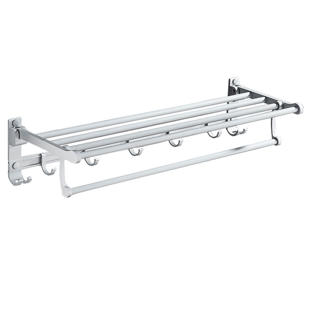Toallero Estante Organizador de Aluminio Para Baño
