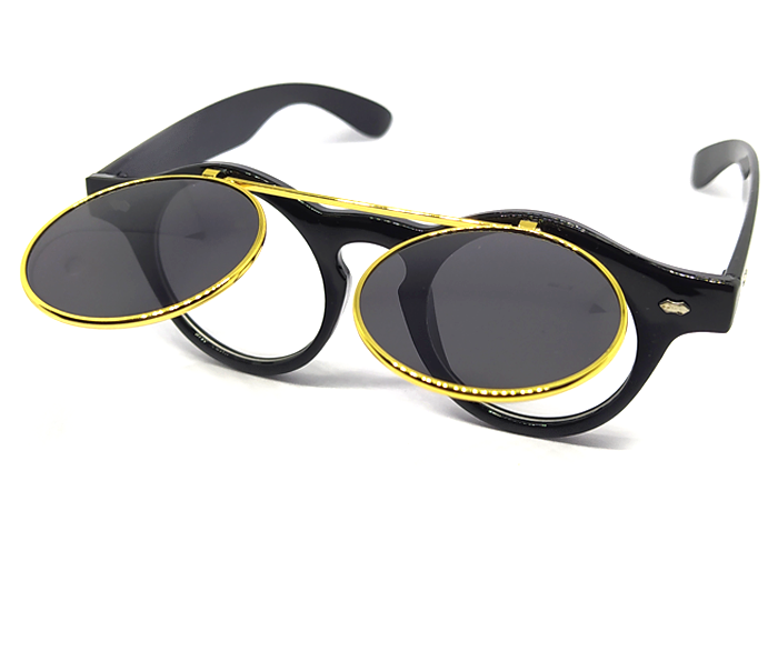 Lentes de Sol Estilo Vintage Doble Mica Abatible Armazón Graduaba Unisex