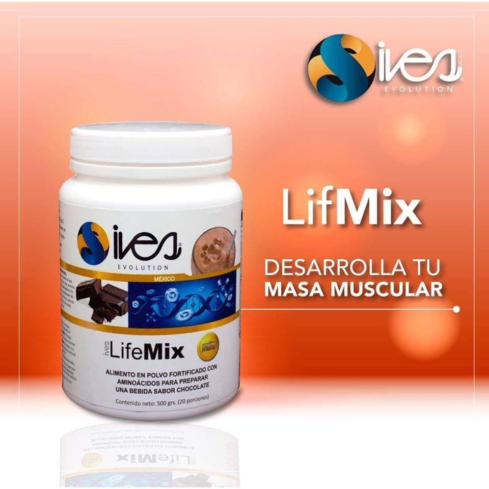Proteína de suero de leche soya Life Mix Premium Cocoa Ives Mexico 20 U