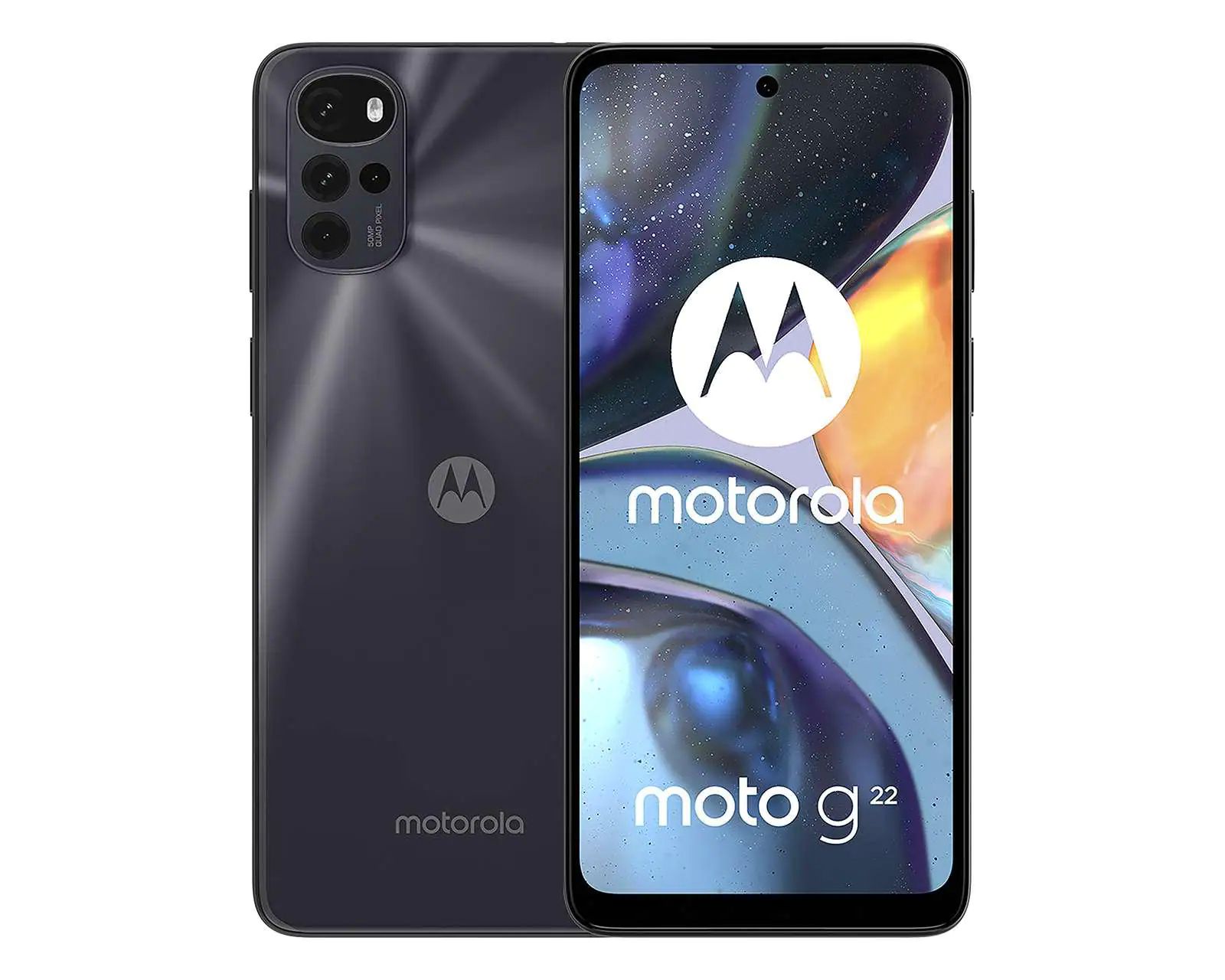 Celular Motorola Moto G22 Negro 4GB + 128GB Desbloqueado