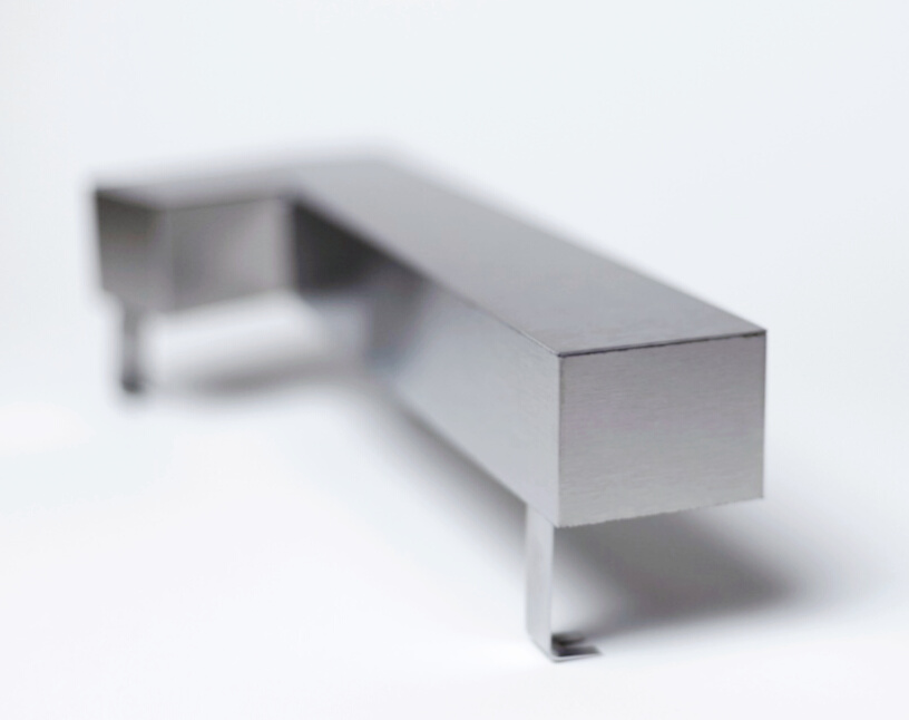 Números para casa 3D Digito 1 30 cm de alto Acero inoxidable para exterior