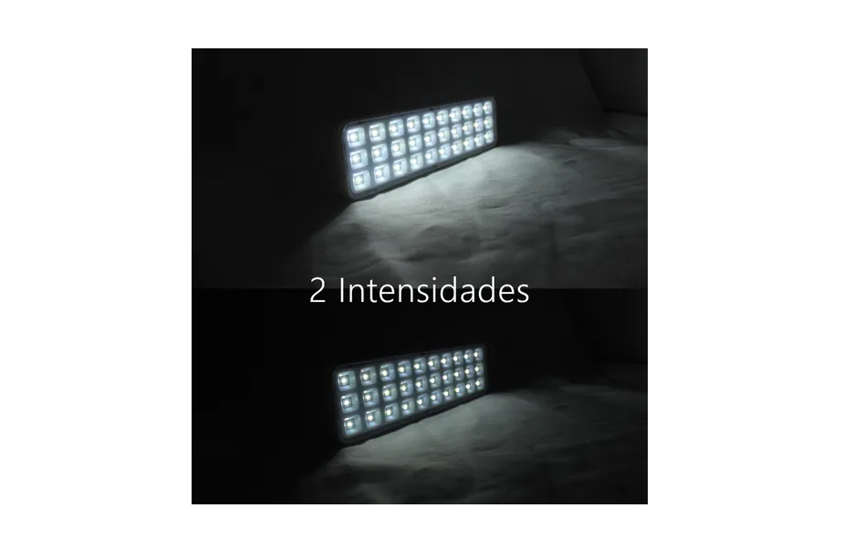 Lampara Emergencia Recargable 63 Led 3.2w Luz Blanca