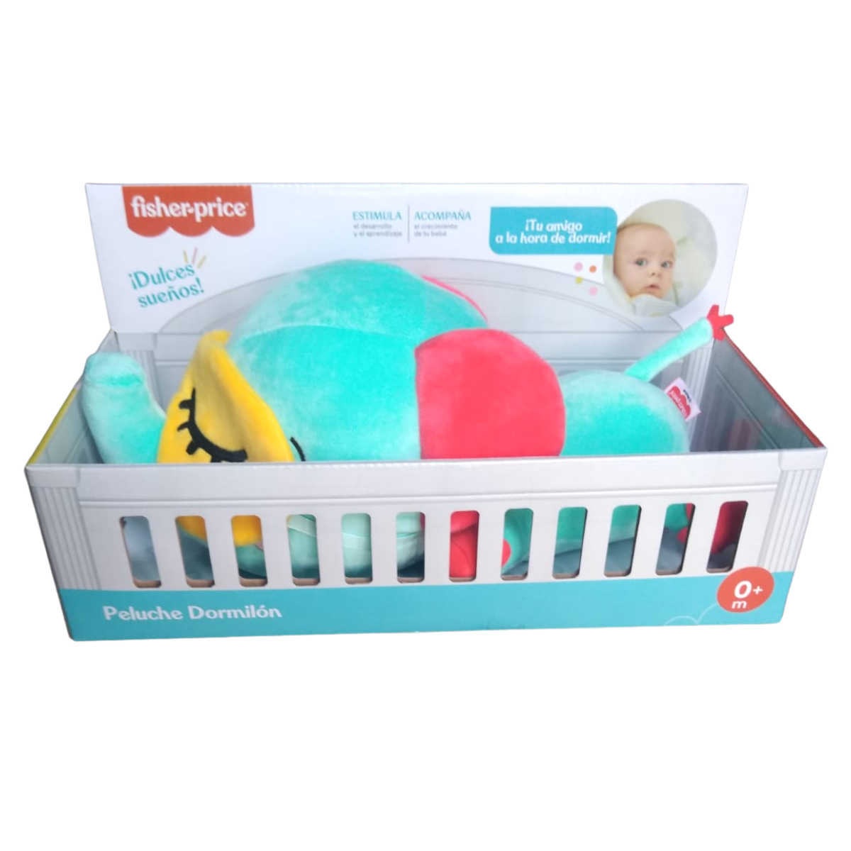 Peluche Dormilón Elefante Acostado De 30 Cm Fisher Price