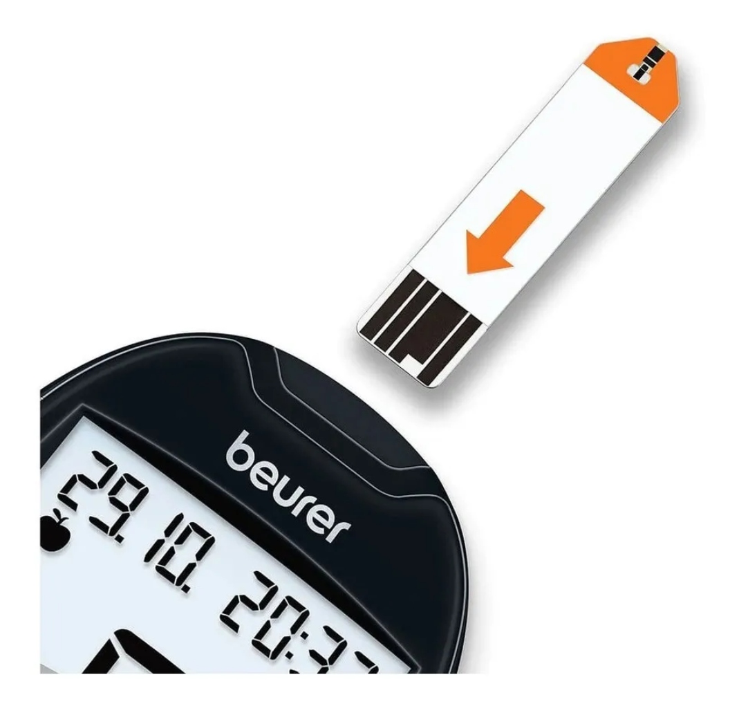 Tiras Reactivas Glucosa Tr44 Glucometro Beurer Caja 50 Pieza