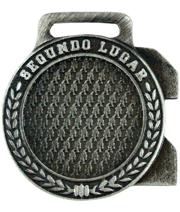 Medalla de Segundo Lugar de 4cm