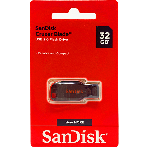 Memoria USB 32GB SANDISK Plastica USB 2.0 SDCZ50-032G-B35