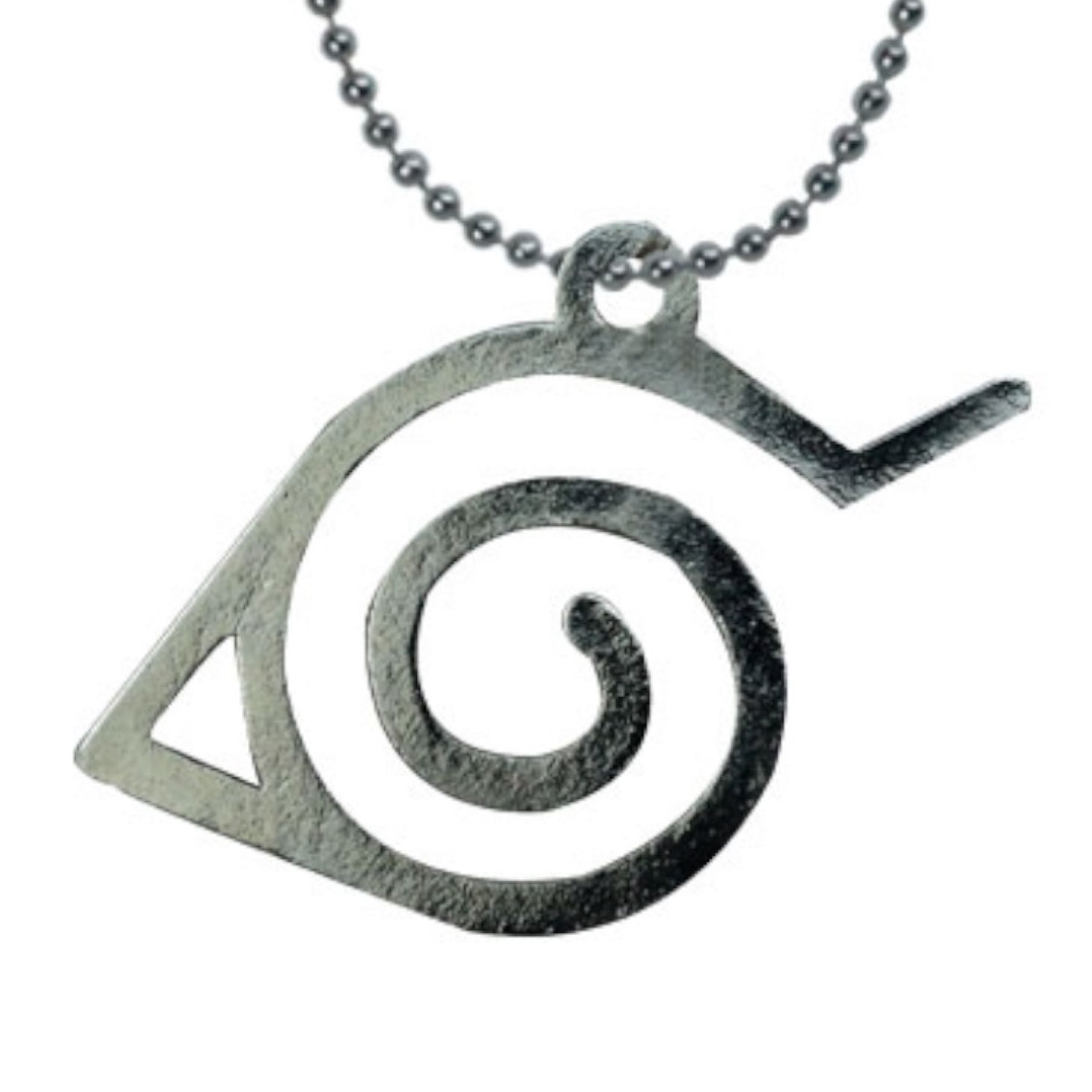 Collar Naruto Símbolo Aldea Oculta de la Hoja Dije Konoha Clan Uzumaki Sakura Kakashi Sasuke