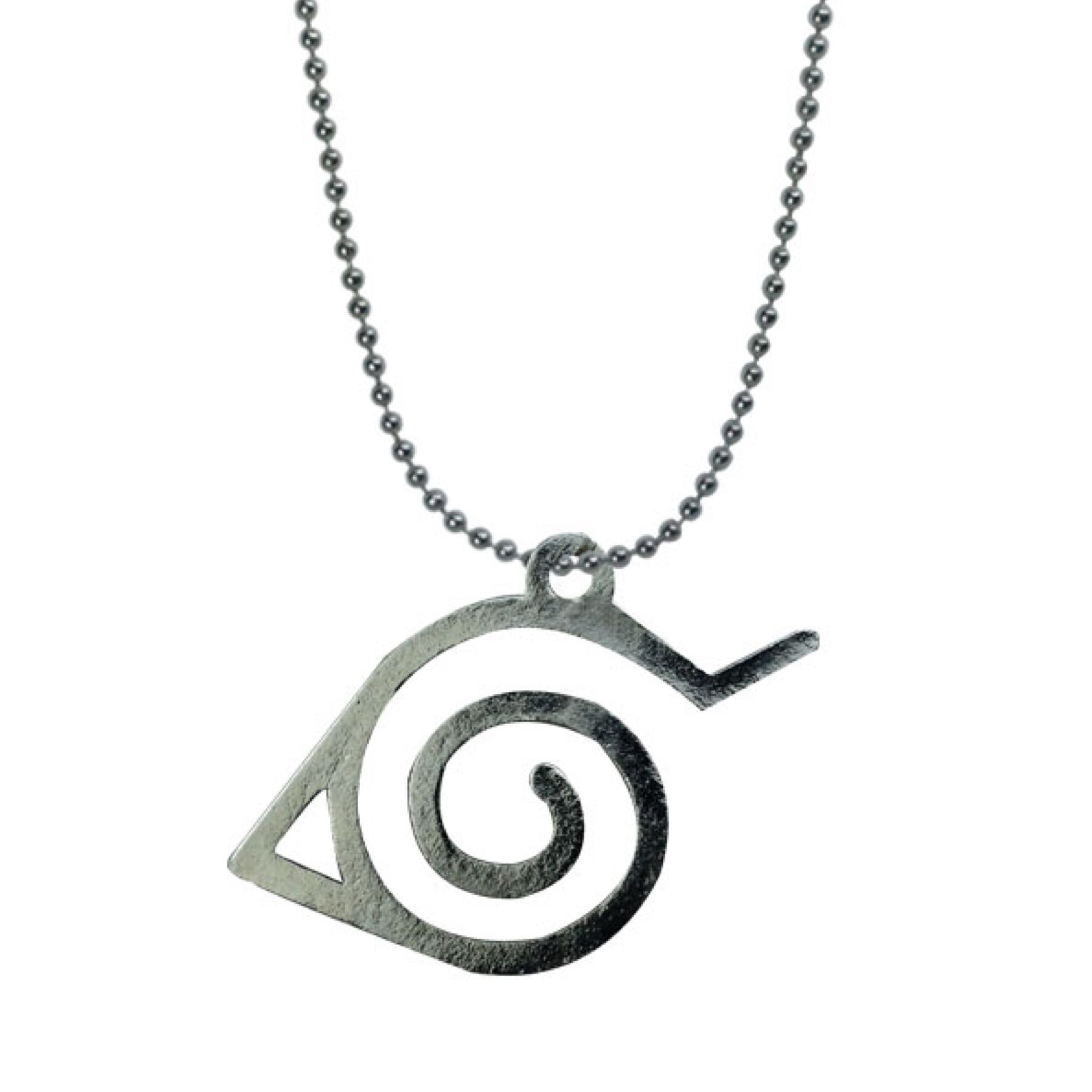 Collar Naruto Símbolo Aldea Oculta de la Hoja Dije Konoha Clan Uzumaki Sakura Kakashi Sasuke