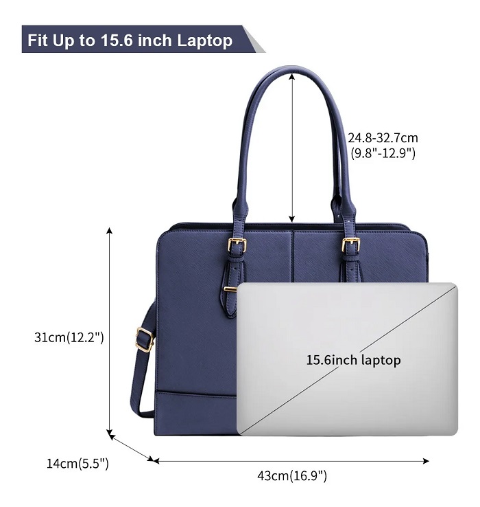 Bolsa Elegante Y Casual Para Dama Azul Marino