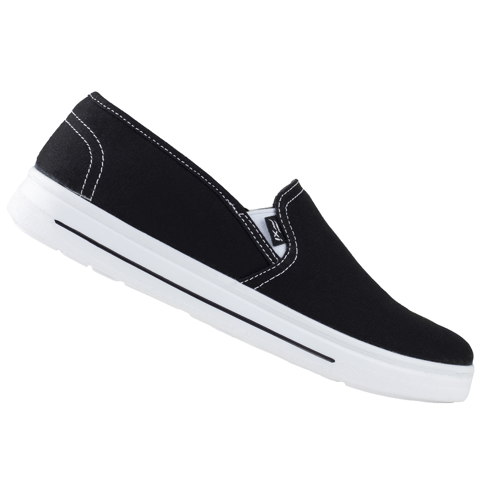 TENIS DE METER ESTILO SLIP ON CLÁSICOS FLEXI 101813 NEGRO