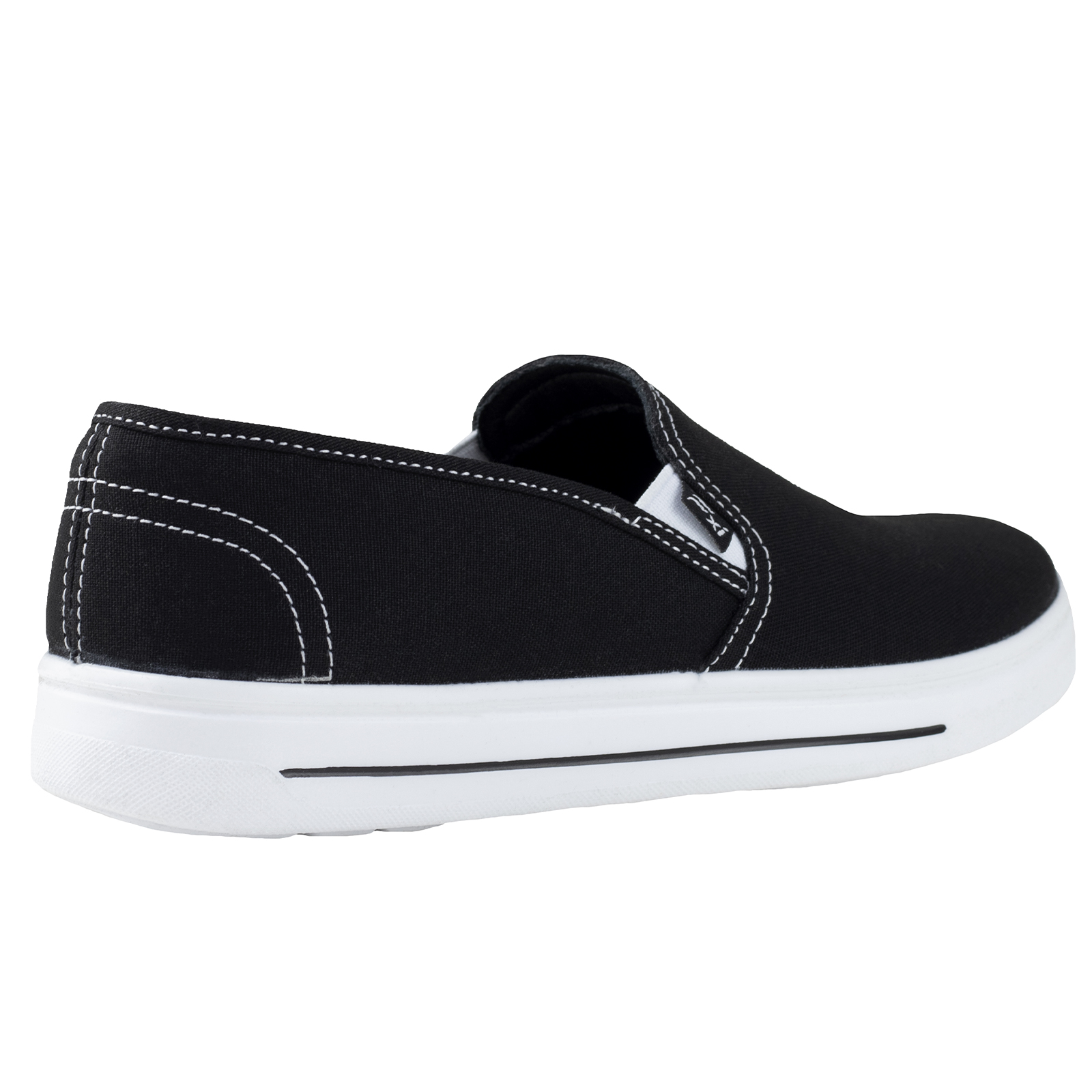TENIS DE METER ESTILO SLIP ON CLÁSICOS FLEXI 101813 NEGRO