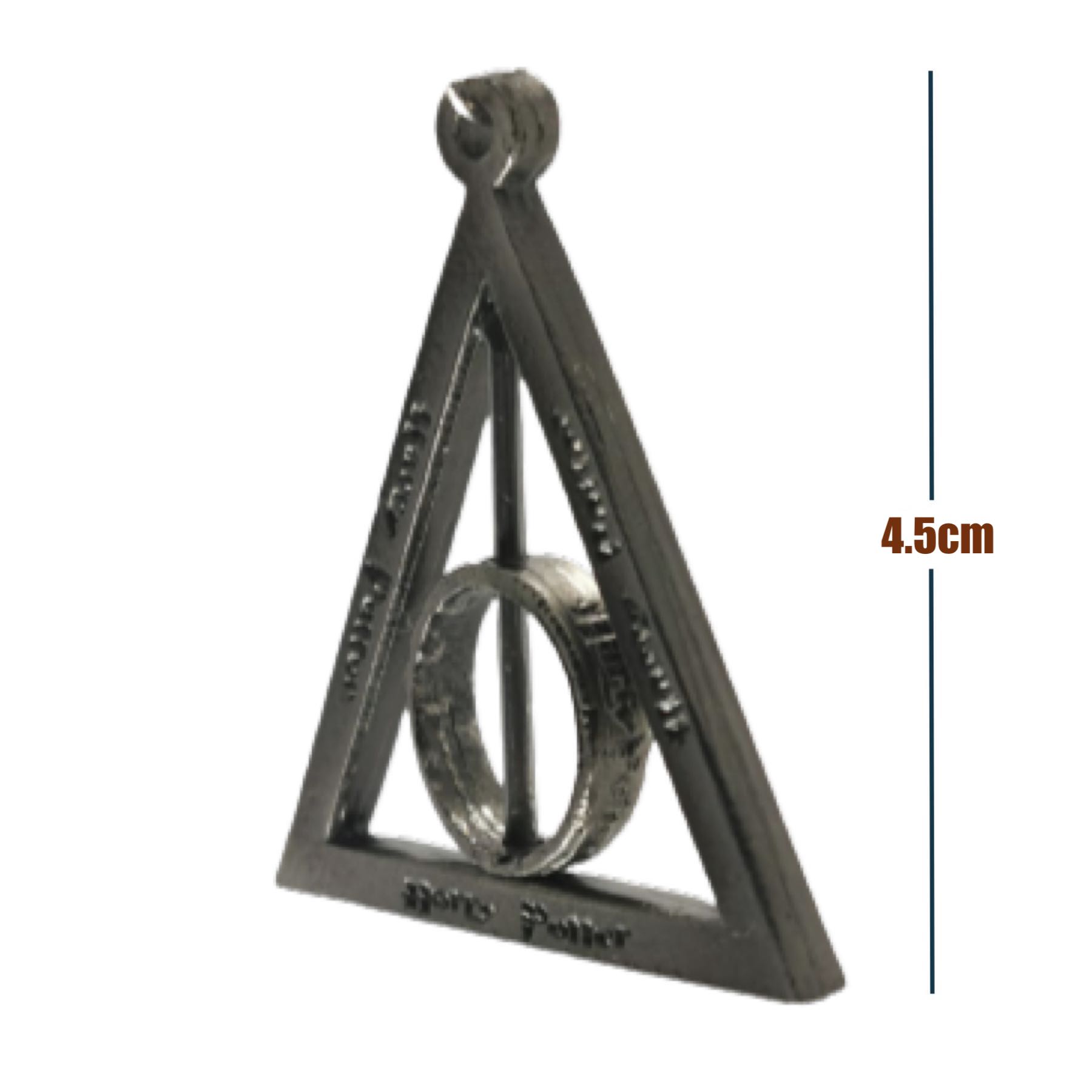 Collar Harry Potter Dije Reliquias de la muerte Hermione Símbolo Triangulo Lord Voldemort Señor de la Muerte