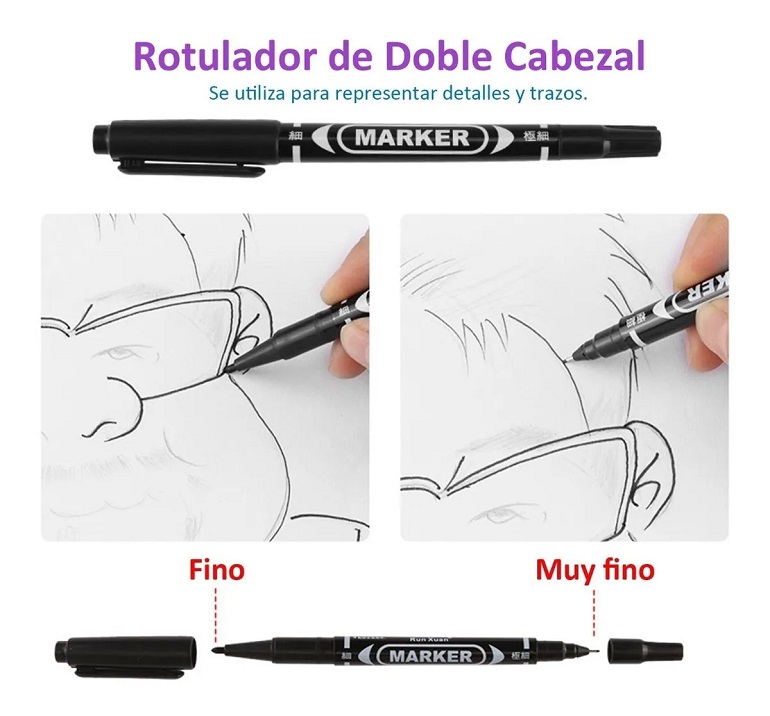 Set 145 Lápices De Dibujo De Colores Metálicos Grafito