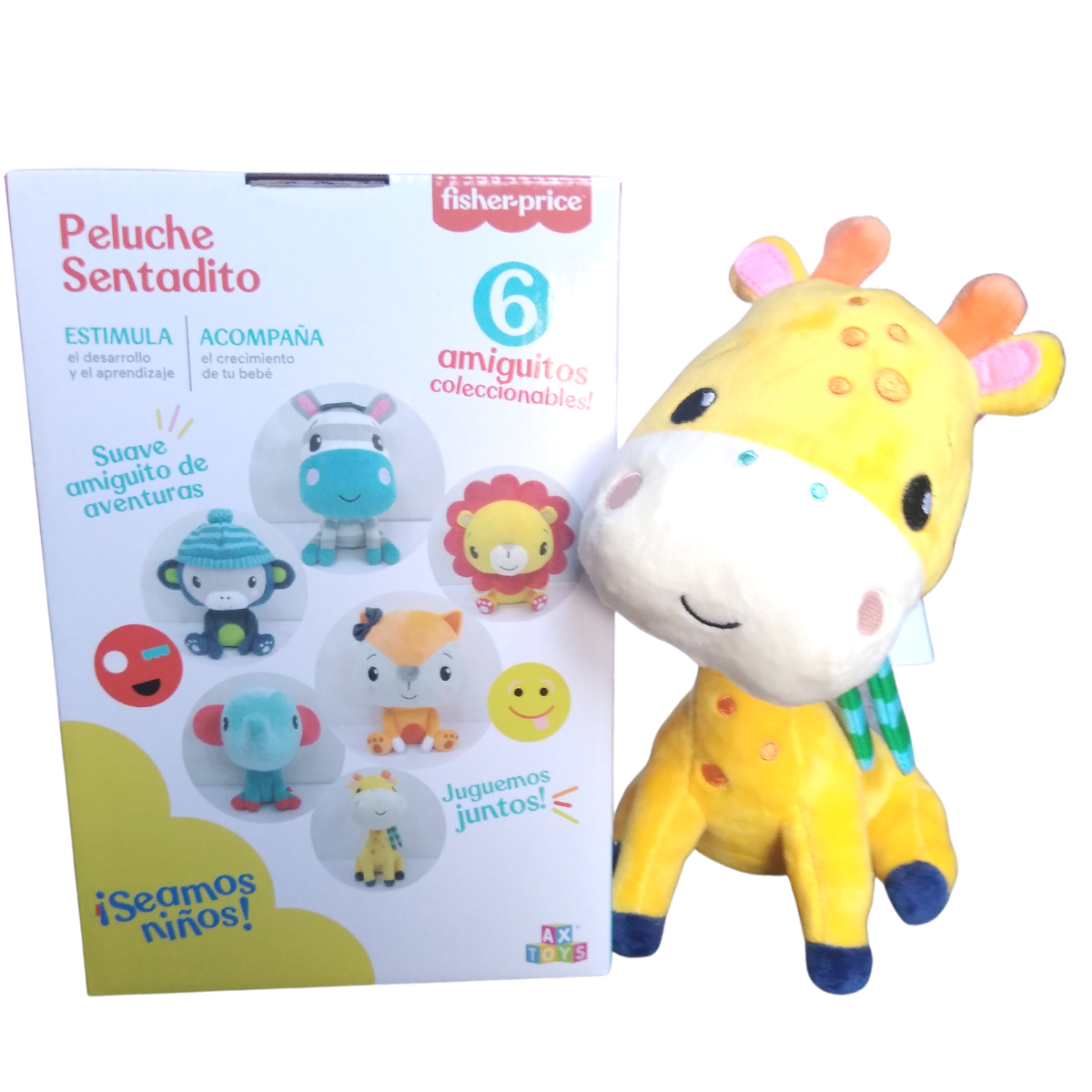 Peluche Sentadito Jirafa De 20 Cm Fisher Price