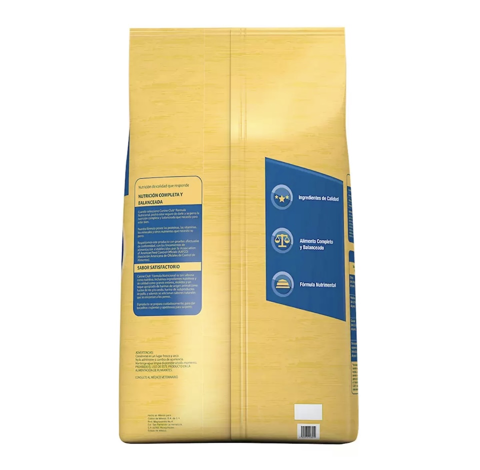Canine Club Croquetas Alimento para Perro, costal de 22.7 kg