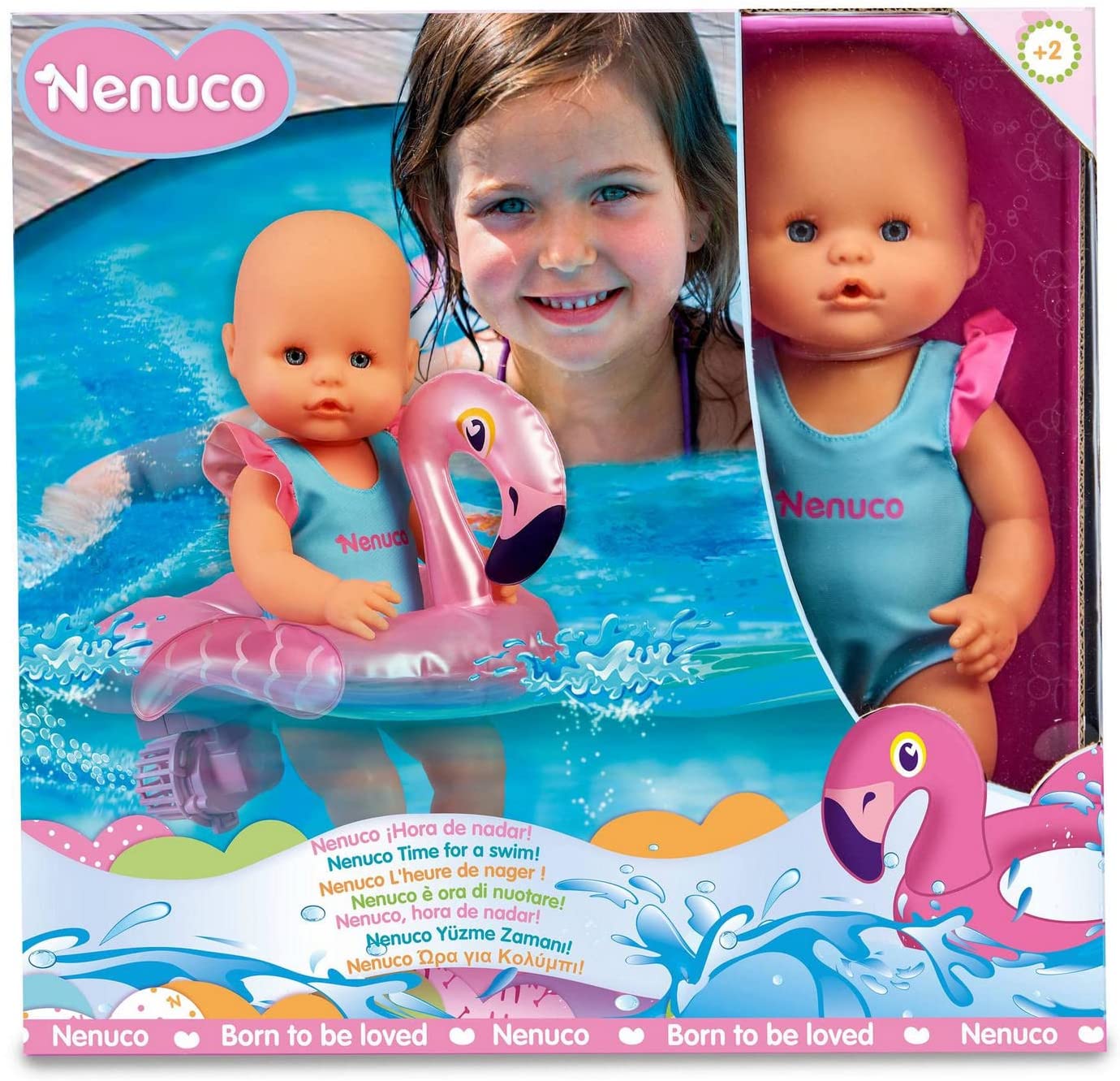 Nenuco ¡Hora de nadar! 35 cm Cuerpo Duro