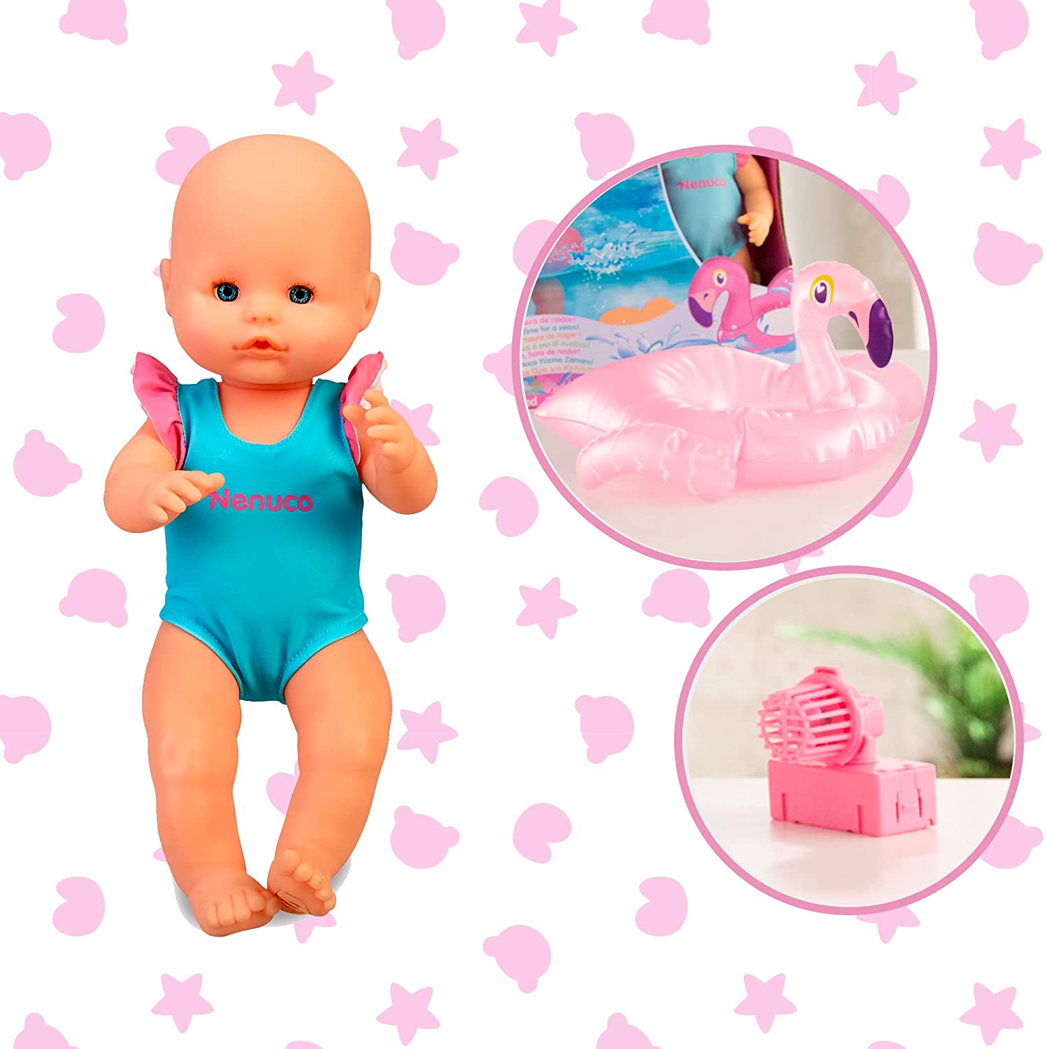 Nenuco ¡Hora de nadar! 35 cm Cuerpo Duro