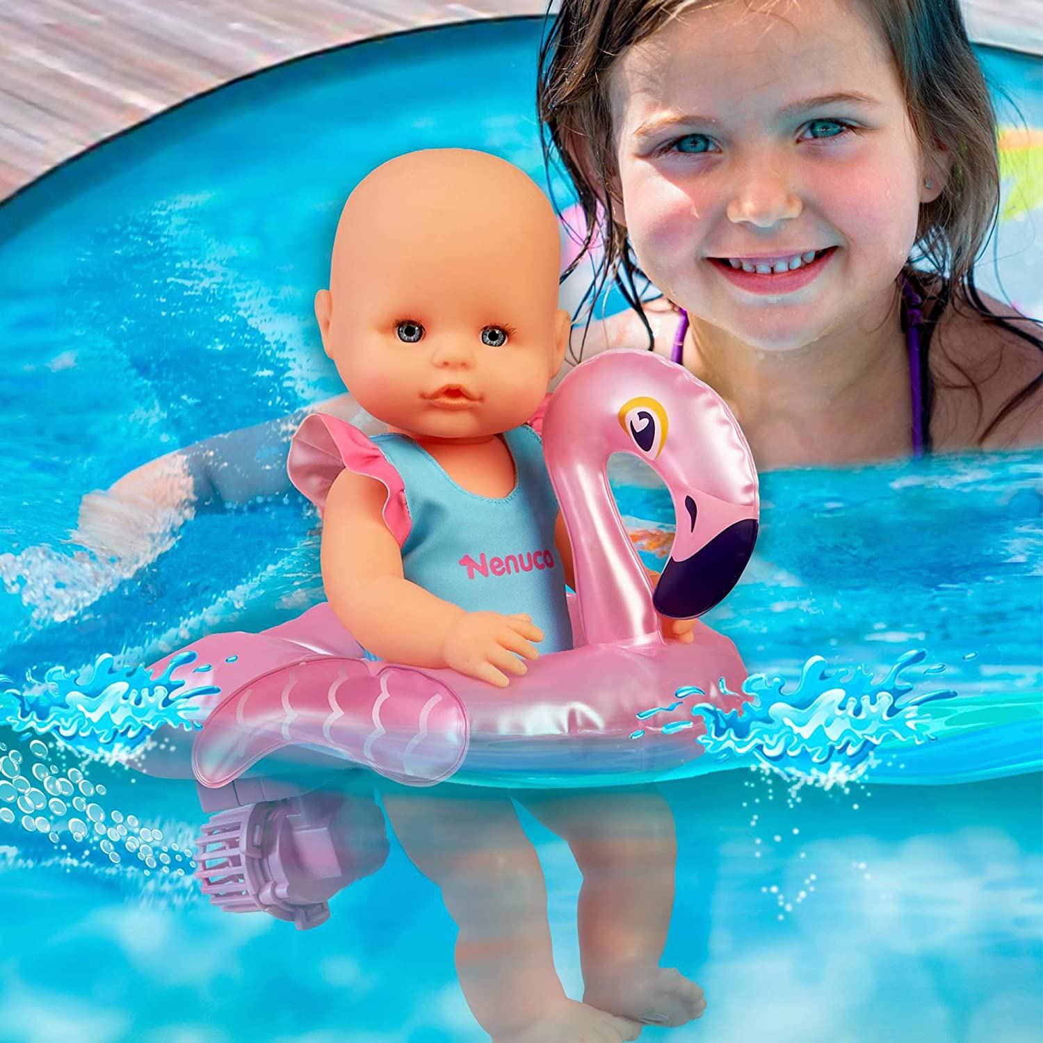 Nenuco ¡Hora de nadar! 35 cm Cuerpo Duro