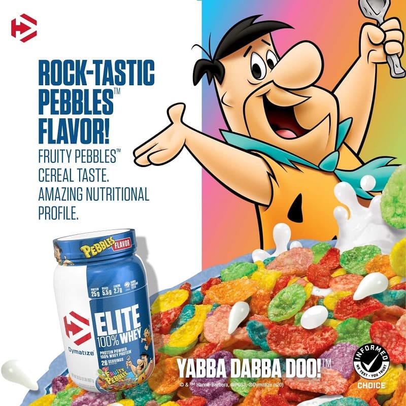 Proteina Dymatize  Elite Whey Protein Sabor Fruity Pebbles 